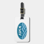 《植物》アスペンコロラドアウトドア ラゲッジタグ (正面縦)