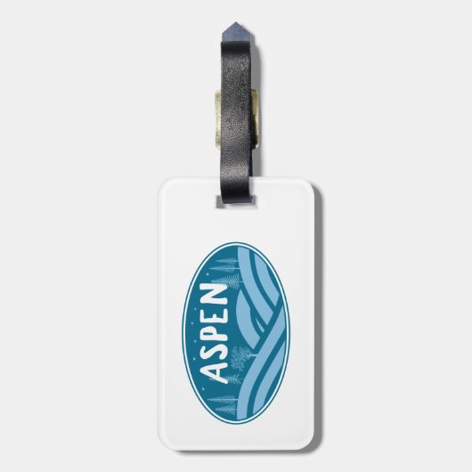 《植物》アスペンコロラドアウトドア ラゲッジタグ (裏面縦)