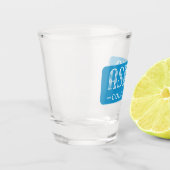 《植物》アスペンコロラドアールデコタイポグラフィ ショットグラス (左)