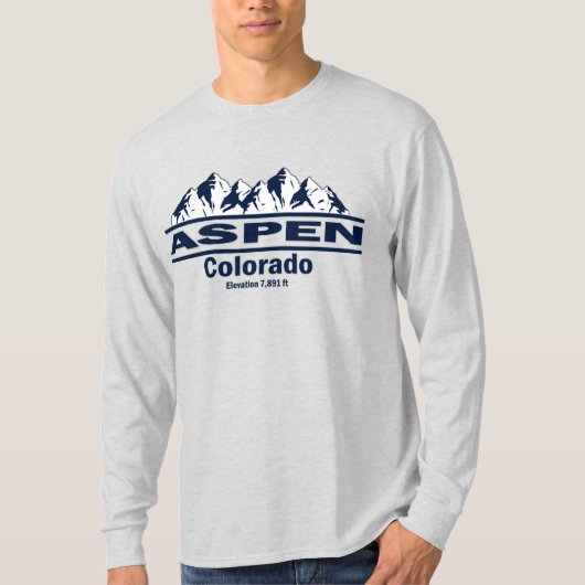 《植物》アスペンコロラドウィズロッキーマウンテンズ Tシャツ (正面)