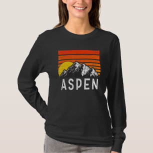 《植物》アスペンコロラドウサレトロヴィンテージマウンテン Tシャツ