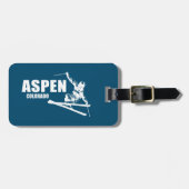 《植物》アスペンコロラドスキーヤー ラゲッジタグ (正面横)