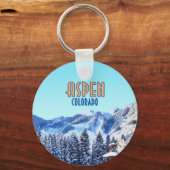 《植物》アスペンコロラドスキーリゾートマウンテンズ キーホルダー (正面)