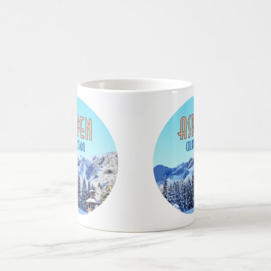 《植物》アスペンコロラドスキーリゾートマウンテンズ コーヒーマグカップ (中央)