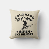 《植物》アスペンコロラドスキーリゾート クッション (正面)