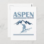 《植物》アスペンコロラドスキーリゾート ポストカード (正面/裏面)