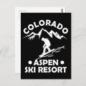 《植物》アスペンコロラドスキーリゾート ポストカード (正面/裏面)