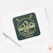 《植物》アスペンコロラドスキー スクエアシール (封筒)