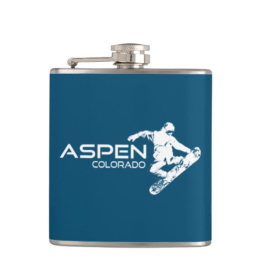 《植物》アスペンコロラドスノーボーダー フラスク (正面)