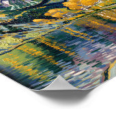 《植物》アスペンコロラドトラベルヴァンゴッホロッキーマウンテンズ ポスター (角)