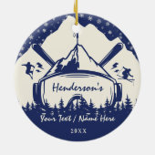 《植物》アスペンコロラドフラッグスキーマウンテンサンセットディ土産 セラミックオーナメント (裏面)