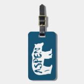 《植物》アスペンコロラドベア ラゲッジタグ (正面縦)