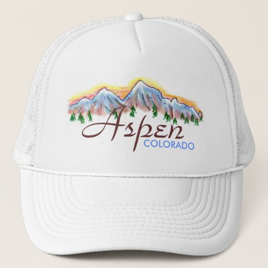 《植物》アスペンコロラドマウンテンアートハット キャップ (正面)