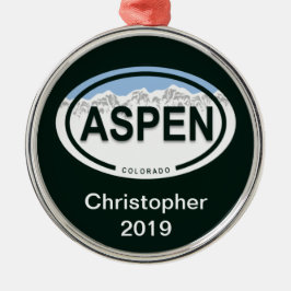 《植物》アスペンコロラドマウンテンラベルオーナメント メタルオーナメント