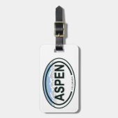 《植物》アスペンコロラドマウンテンラベルラゲージタグ ラゲッジタグ (正面縦)