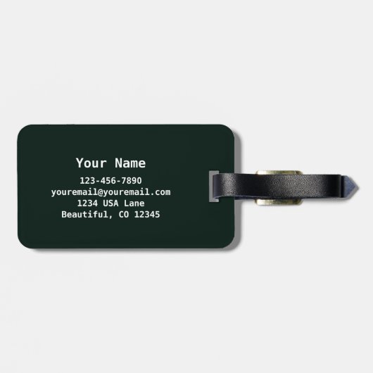 《植物》アスペンコロラドロッキーマウンテン ラゲッジタグ (裏面横)