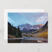 《植物》アスペンコロラド ポストカード (正面/裏面)