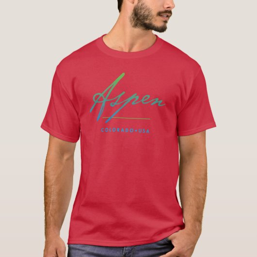 《植物》アスペンコロラド Tシャツ (正面)