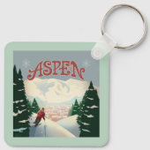 《植物》アスペンスキーヤー |コロラド キーホルダー (裏面)