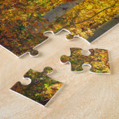 《植物》アスペンツリーイン秋|シエラネバダ山脈（カリフォルニア州） ジグソーパズル (側面)