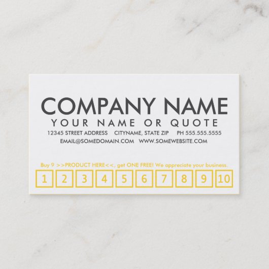 《植物》アスペンツリーロイヤリティパンチカード ロイヤリティカード (正面)