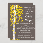 《植物》アスペンツリー招待状 招待状 (正面/裏面)