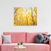 《植物》アスペンツリー |シエラネバダ山脈（カリフォルニア州） キャンバスプリント (インサイチュ (リビング))