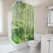 《植物》アスペンツリー シャワーカーテン (インサイチュ)