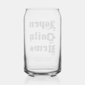 《植物》アスペンデイリーニュース16oz.印刷缶ガラス ガラス缶 (裏面)