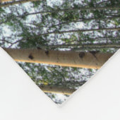 《植物》アスペントランクス葉と、ユーコン フリースブランケット (角)