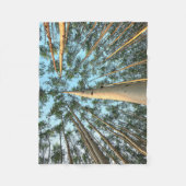 《植物》アスペントランクス葉と、ユーコン フリースブランケット (正面)