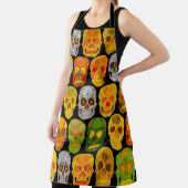 《植物》アスペンリーフスカルシームレスパターン2018 エプロン (インサイチュ)