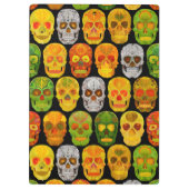 《植物》アスペンリーフスカルシームレスパターン2018 クリップボード (裏面)