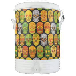 《植物》アスペンリーフスカルシームレスパターン2018 ドリンククーラー