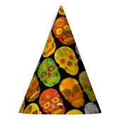 《植物》アスペンリーフスカルシームレスパターン2018 パーティーハット (左)