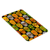 《植物》アスペンリーフスカルシームレスパターン2018 マグネット (右側)