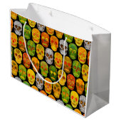 《植物》アスペンリーフスカルシームレスパターン2018 ラージペーパーバッグ (裏面アングル)