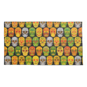 《植物》アスペンリーフスカルシームレスパターン2018 枕カバー (裏面-左)