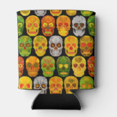 《植物》アスペンリーフスカルシームレスパターン2018 缶クーラー (裏面)