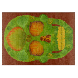 《植物》アスペンリーフスカル10 カッティングボード