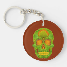 《植物》アスペンリーフスカル10 キーホルダー