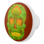 《植物》アスペンリーフスカル10 セラミックノブ (右)