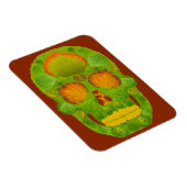 《植物》アスペンリーフスカル10 マグネット (右側)