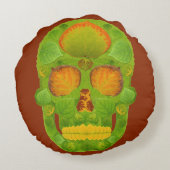 《植物》アスペンリーフスカル10 ラウンドクッション (裏面)