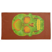 《植物》アスペンリーフスカル10 枕カバー (正面右)