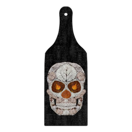 《植物》アスペンリーフスカル11 カッティングボード (正面)