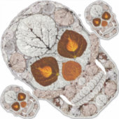 《植物》アスペンリーフスカル11 シール (正面)