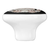 《植物》アスペンリーフスカル11 セラミックノブ (側面)