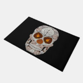 《植物》アスペンリーフスカル11 ドアマット (アングル)