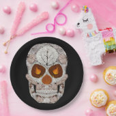 《植物》アスペンリーフスカル11 ペーパープレート (パーティー)